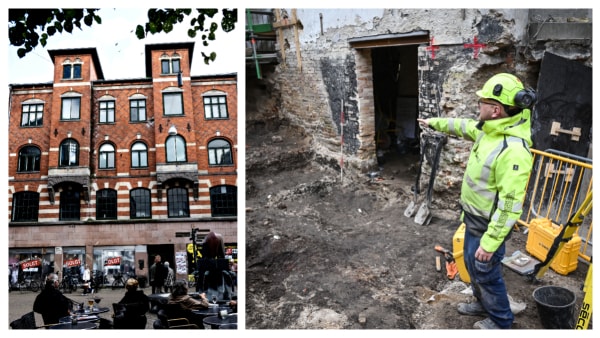 Arkæologer gør overraskende fund under omdiskuteret gågade-ejendom: - Har vi ikke set før