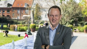 Borgmester Jesper Frost Rasmussen (V) vil ikke agere mægler i en nabostrid mellem to af de store kulturinstitutioner i Esbjerg. Arkivfoto: Torben Meyer, Esbjerg Byhistoriske Arkiv.