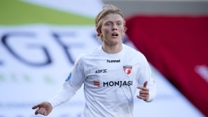 Alexander Jensen og FC Fredericia møder fredag aften Nykøbing FC. Arkivoto: Ole Nielsen