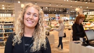 Butikschef Linette Hornemann har store forventninger til den nye butik, som hun glæder sig til at vise frem til rigtig mange. Foto: Peter Friis Autzen