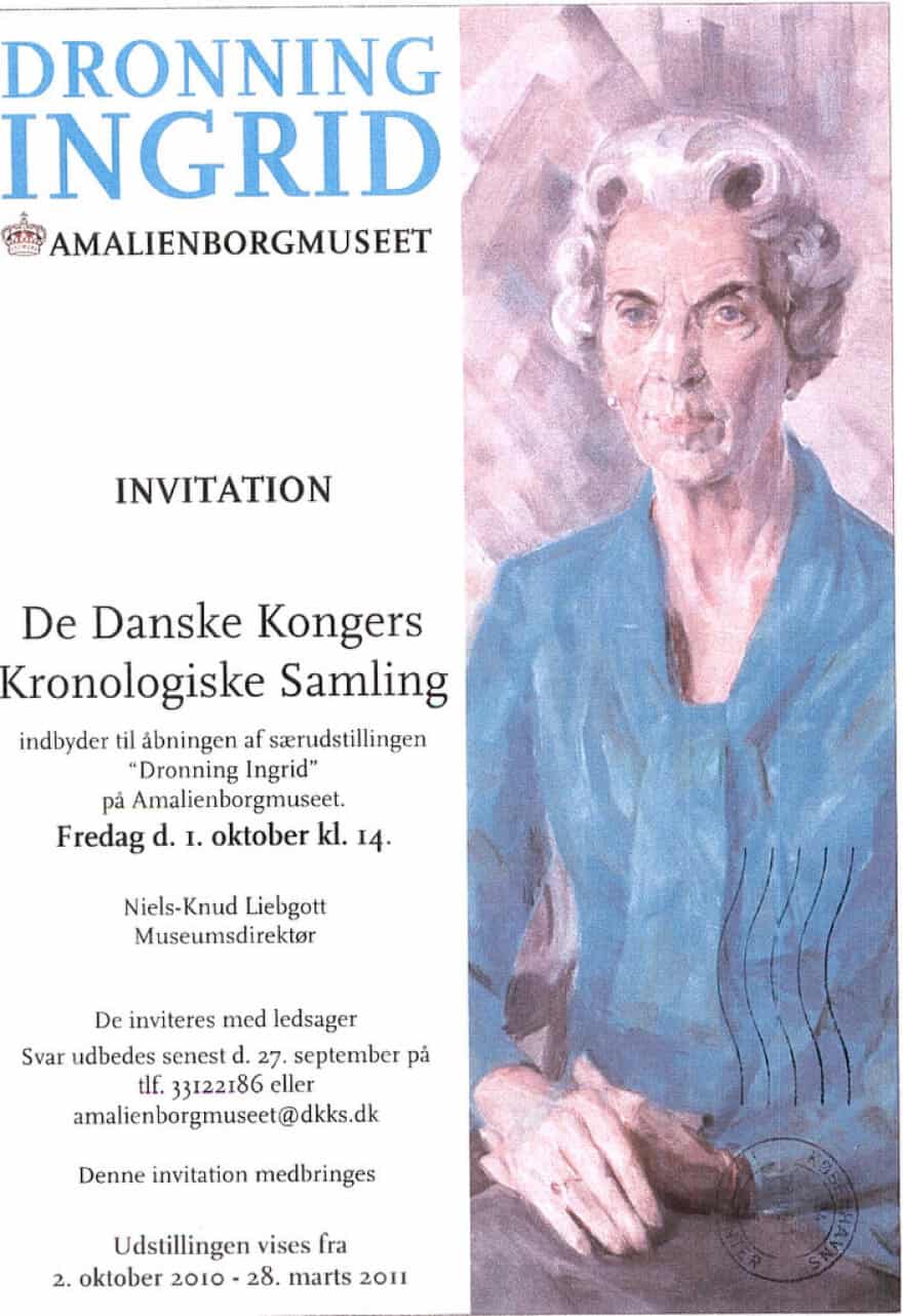 Dronning Ingrid på Amalienborgmuseet jv.dk