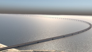 En statslig forundersøgelse til 20 millioner kroner skal belyse perspektiverne i en bro mellem Fyn og Als.  Grafik: Cowi