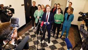 Der prioriteres blandt andet penge til fødegangene og gratis tandpleje for de 18-21-årige i finansloven. Foto: Mads Claus Rasmussen/Ritzau Scanpix