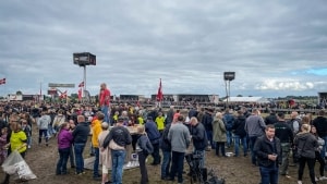 Langt mere end 4000 mennesker gik gennem tælleapparatet til årets traktortræk i Særslev. Foto: Thomas Gregersen