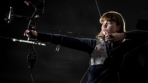 Bueskytte Kirstine Danstrup Andersen håber at kunne komme til OL næste gang. Foto: Morten Stricker