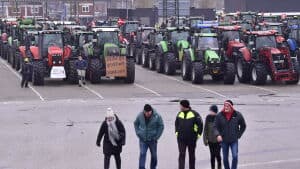 Landmænd demonstrerer imod regeringens ageren i minksagen  lørdag den 21. november 2020 i både København og Aarhus. Foto: Bo Amstrup/Ritzau Scanpix