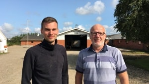 Thomas Søby Carstensen og Torben Poulsen har stiftet selskabet Prima Svin A/S og købt gården Hjøllund i Ølstrup. Foto: Lars Kryger