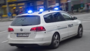 Østjyllands Politi leder stadig efter bilisten. Foto: Kim Haugaard