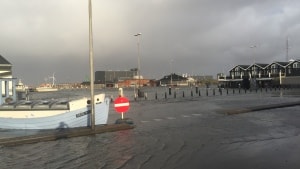 Alle med ejendomme på havnen er jo bekendt med, at der er risiko for oversvømmelse, siger havnedirektør Steen Davidsen
