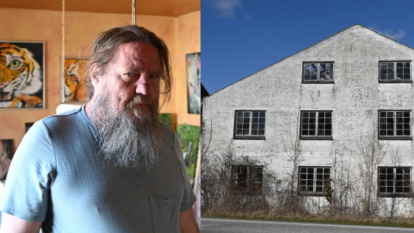 Forladt bygning skræmmer naboer: Per boede der som barn - nu ser han forfaldet fra direktørboligen