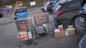 58 procent af alle voksne danskere har handlet i Tyskland inden for det seneste år. Arkivfoto: Kim Haugaard