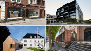 Her er fire af vinderne til Aarhus Kommunens pris for godt arkitektur. Fotos: Aarhus Kommune