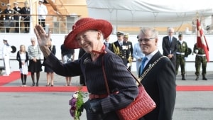 Arne Sigtenbjerggard har tre gange i sin borgmestertid haft besøg af dronning Margrethe. Her er det fra besøget i 2015. Arkivfoto: Benny F. Nielsen