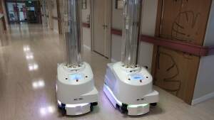To af de succesfulde desinfektionsrobotter, der formentlig vil gøre 2020 et stort succesår for Blue Ocean Robotics. Foto: UVD Robots