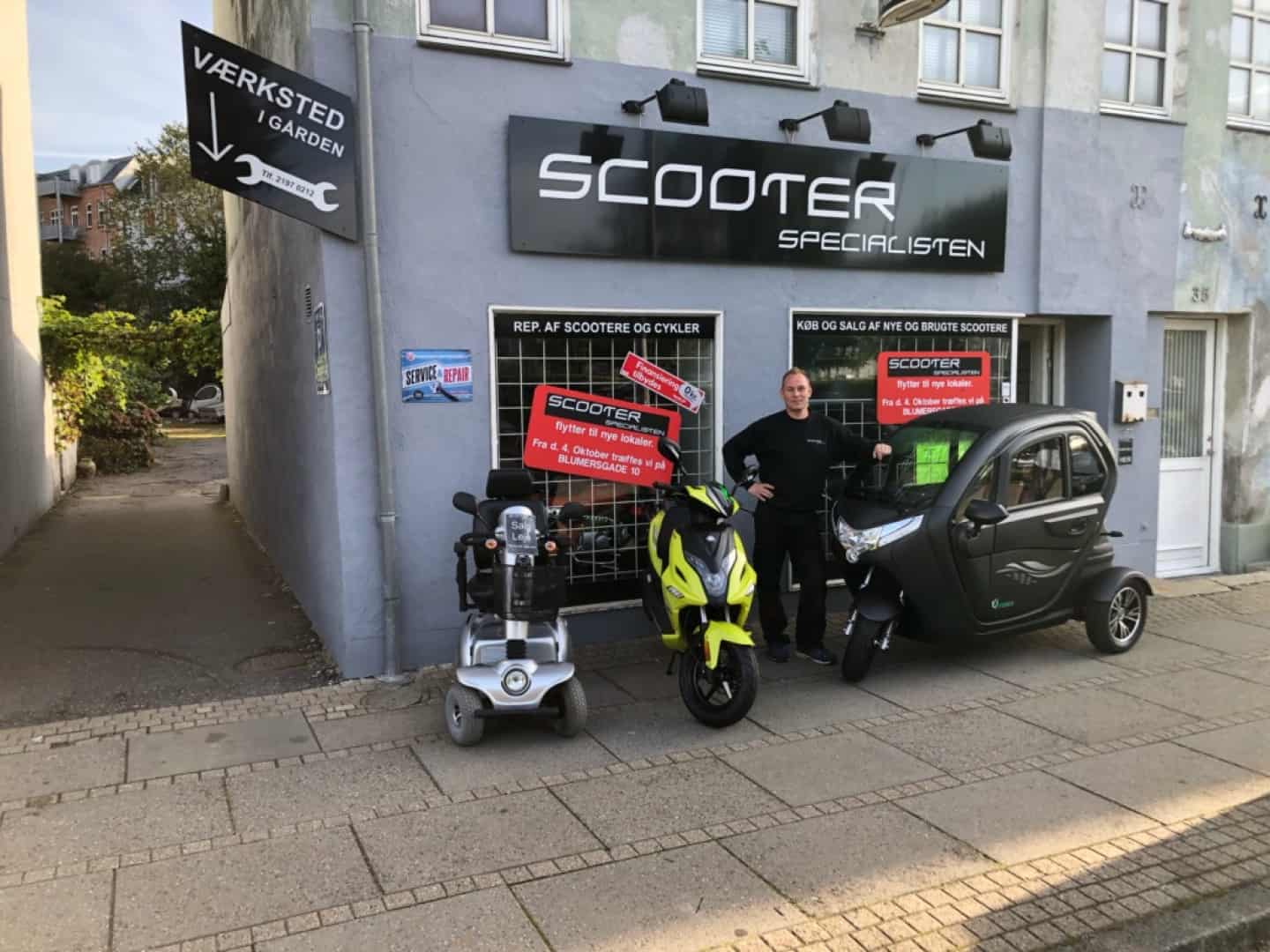 Scooter-specialist rider med elbølgen og flytter til Blumersgade | ugeavisen.dk