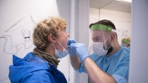 Der er atter gang i testene i testcentret på Aarhus Universitetshospital. Foto: Jens Thaysen