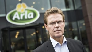 Peder Tuborgh, CEO i Arla Foods, bryder sig ikke om planerne om at udvide Aarhus Havn. Men for to år siden var en havneudvidelse ifølge Arla bydende nødvendig. Foto: Henning Bagger/Ritzau Scanpix