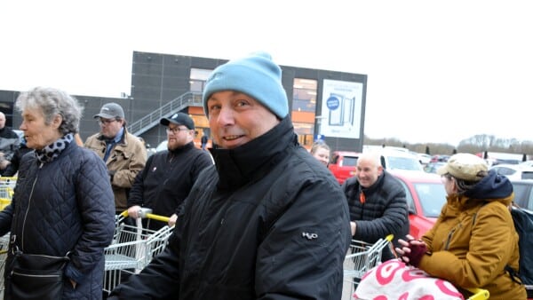 Vild interesse for ny Harald Nyborg: Allan og 500 andre stod i kø i flere timer