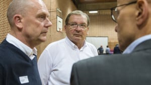 Ole Marcussen, Borgerlisten, til venstre, fik ikke flertal for sit forslag om at udvide spørgetiden i bytådssalen. Arkivfoto: John Randeris