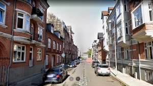 Fra en kælder i Ørstedsgade er der stjålet to cykler. Foto: Google Street View
