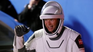 Astronaut Andreas Mogensen er med sit rumstationsophold blevet synonym med dansk indsats i rummet. Men mulighederne for at gøre sig endnu mere gældende er store lige nu, lyder det fra major i Forsvarskademiet Jakob Clod Asmund. Foto: Joe Skipper/Reuters/Ritzau Scanpix