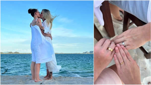 Familiekrise førte Anja og Mette sammen: Valgte det flotteste sted på jorden til den særlige dag