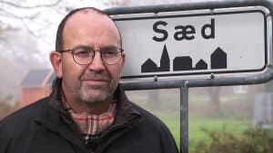 I landsbyen Sæd tæt ved Tønder drømmer Lars Thomsen om flere naboer. Dem vil han skaffe med et tilflytterhus. Foto: DR