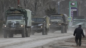Ruslands militær er mange gange større end Ukraines. Foto: Reuters/Ritzau Scanpix