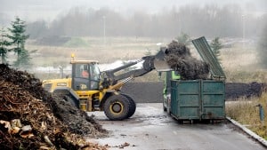 Faaborg har eget, særkilt komposteringsanlæg. Det får de nye genbrugsstationer i Ringe og Årslev ikke. Arkivfoto