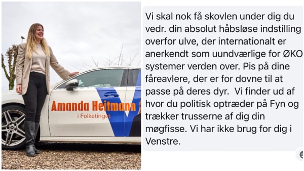 - Vi trækker trusserne af dig, din møgfisse: Amanda modtog grænseoverskridende og vulgær besked