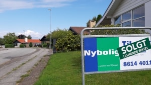 På trods af coronakrisen buldrer boligmarkedet fremad i Midtjylland. Foto: Kristoffer Olesen