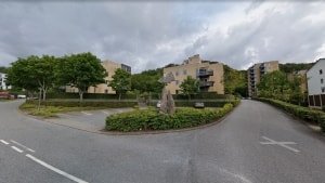 Her i Sofievejskvarteret i Vejle blev en ældre mand tirsdag aften narret af to falske hjemmeplejere, oplyser Sydøstjyllands Politi. Foto: Google Street View