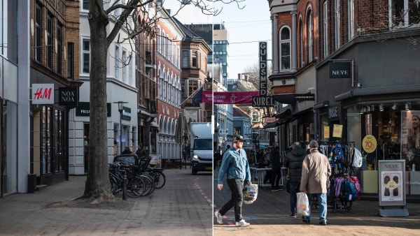 Se forvandlingen efter ophævelse af corona-restriktioner ...