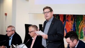 Borgmesterkandidat John Snedker (S) var vældig tilfreds med partiet - og hele rød bloks indsats ved årets budgetforhandlinger. Foto: Chresten Bergh.