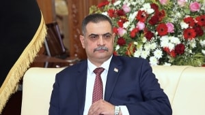 Najah al-Shammari var forsvarsminister fra 2019 til 2020 i Irak. Arkivfoto: Uncredited/Ritzau Scanpix