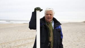 Opfinder Poul Jakobsen har gennem mange år forsøgt at overbevise politikerne om, at hans drænrør virker som kystsikring. Arkivfoto