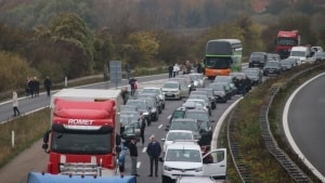 For knap to uger siden blev Storebæltsbroen lukket i fire timer som følge af en redningsaktion. Foto: Presse-fotos.dk