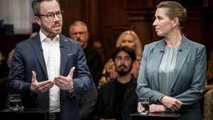 Formand for Socialdemokratiet Mette Frederiksen og formand for Venstre Jakob Ellemann-Jensen er måske ikke så langt fra hinanden, når det handler om prioriteringer i det offentlige forbrug. (Foto: Mads Claus Rasmussen/Ritzau Scanpix)