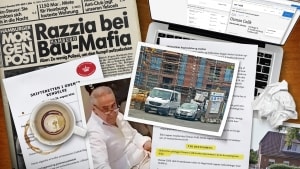 Fyens Stiftstidende og TV2 Fyn har samarbejdet om afdækningen af sagen om konkursrytteren Osman Celik og hans arbejde for det velrenommerede fynske gulvfirma LH Gulve, hvis direktør og ejer var formand for den fynske byggebranche, indtil sagen kom frem i medierne. Fotomontage: Wayne Southwell og Shutterstock