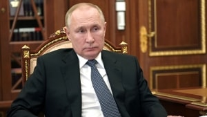 Ruslands præsident, Vladimir Putin, er udsat for omfattende kritik i Vesten. Men det ser ud til, at hans nærmeste rådgivere er loyale over for ham trods krigen i Ukraine. Arkivfoto: Ritzau Scanpix