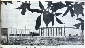 Idrættens Hus, Vejles nye idræts- og kongrescenter til 17 millioner kroner, blev indviet 7. maj 1972. Affotografering: Leif Baun