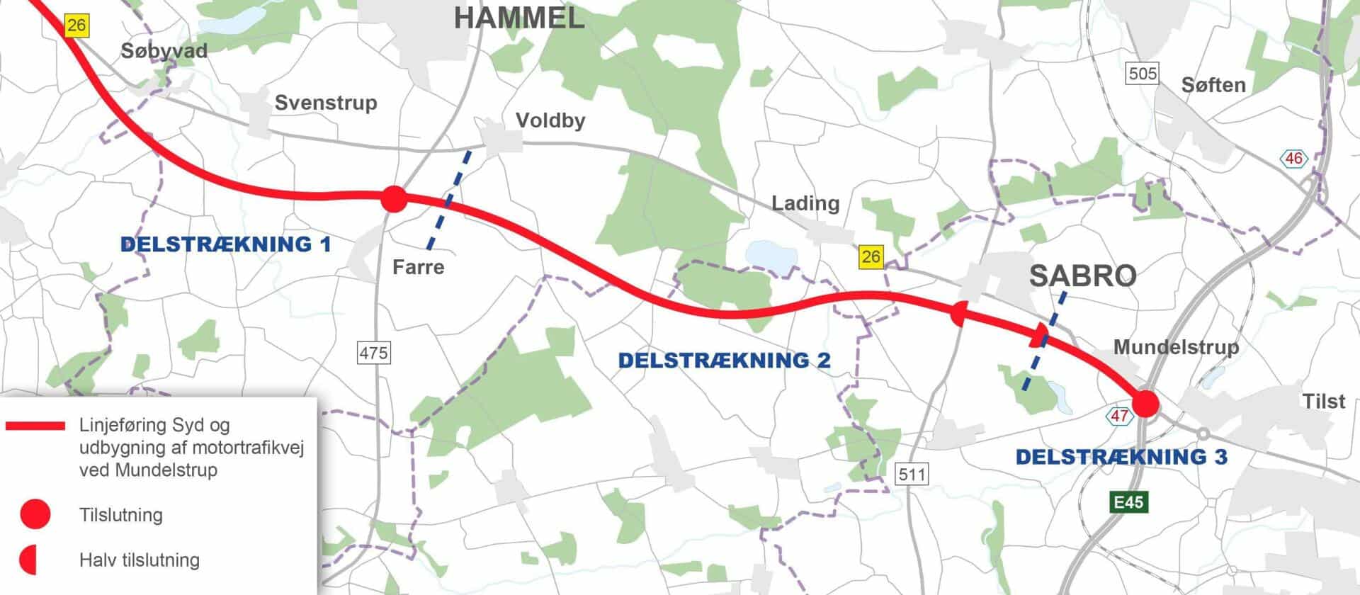 Sådan placeres motorvej mellem Aarhus og stiften.dk