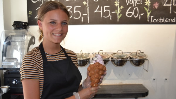 Softicen forsøger med bubble waffles i Randers | ugeavisen.dk