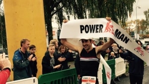 Søren Bystrup vandt i september måned Powerman Danmark i Vejle. Privatfoto