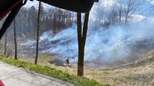 Mandag er der igen brand ved Randbøl. Foto: TrekantBrand
