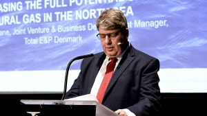 Dennis Jul Pedersen, direktør for Esbjerg Havn, siger, at det vil kræve investeringer for mange hundreder millioner kroner at omdanne havnen til et militært knudepunkt. Arkivfoto: JV