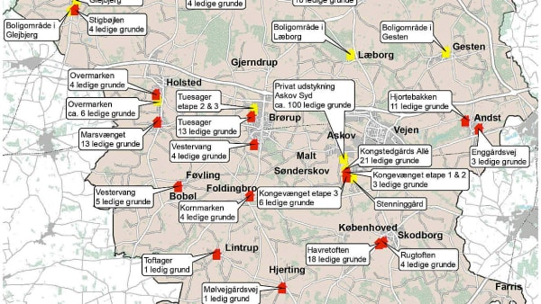 Vejen Kommune Har Stadig Mange Ledige Byggegrunde | Jv.dk