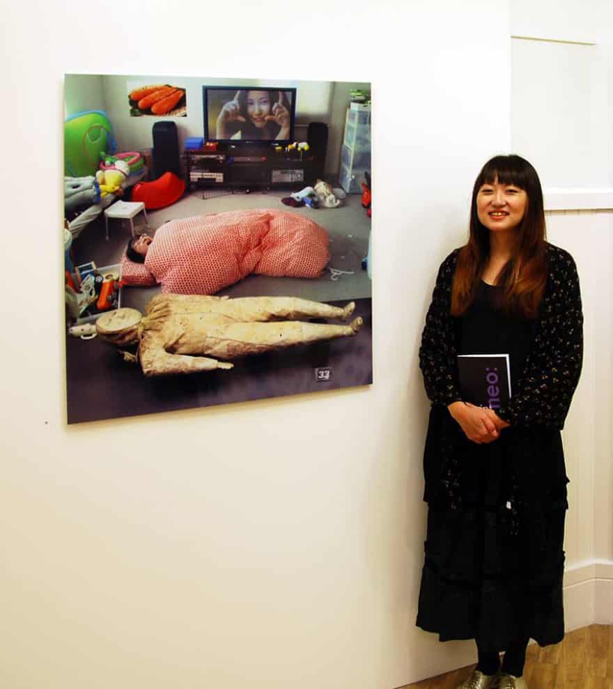 Japansk kunstner på ophold i Vejle for at arbejde og dele viden ...