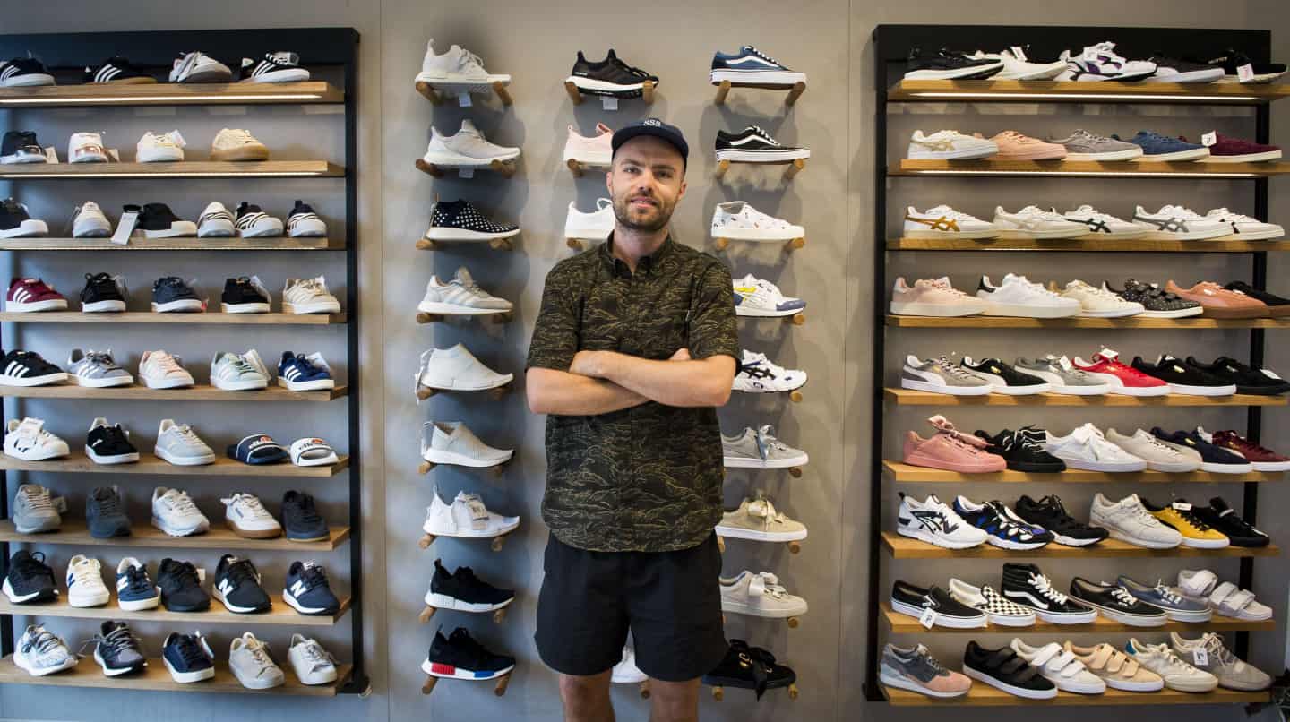 Mark Aarhus' sneakersbutik: Siden er det gået én vej | stiften.dk