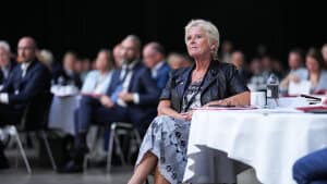 FH-formand Lizette Risgaard var i sidste uge med på en regeringskonference om fremtidens Danmark. Nu skal hun også til trepartsforhandlinger med regeringen for at finde løsninger på manglen på arbejdskraft. Foto: Claus Fisker/Ritzau Scanpix